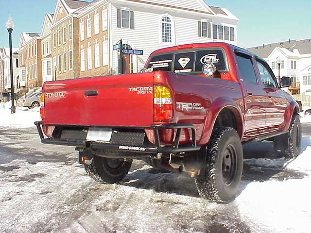 In New England with a Badland Bumper rear tacoma bumper. In New England with a Badland Bumper rear tacoma bumper.